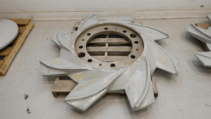 Used Black Clawson 8-Vane 63" Vokes Rotor #45113