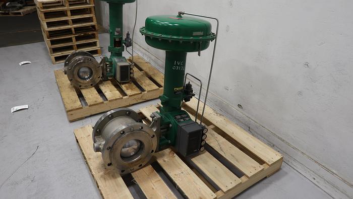 Used Fisher 8" V150 Series B Air Operated Vee Ball Valve #46418