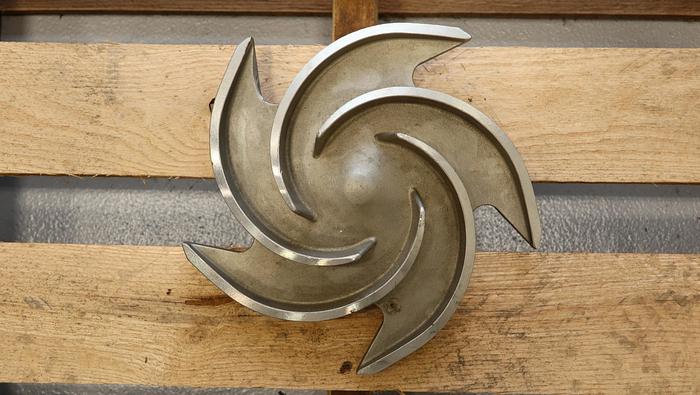 Used Goulds 3196 2x3x10 5-Vane Impeller #45519