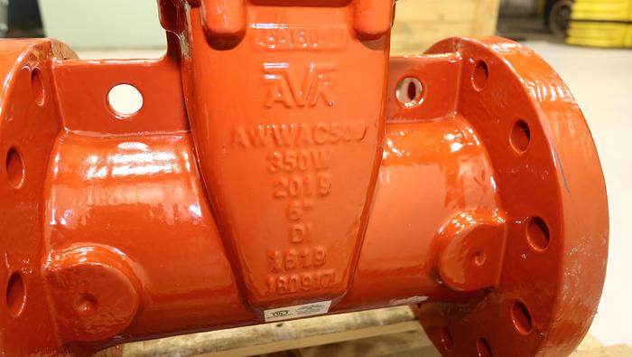 Unused AVK Holdings A/S AWWAG509 6" Hand Operated Stem And Yoke Valve #45805