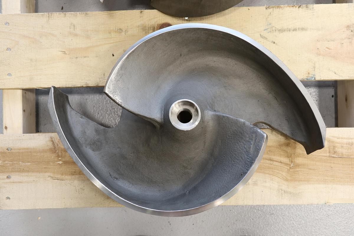 Unused Goulds 3175M 8x10x18H/8x18x18H 2-Vane Impeller #47493