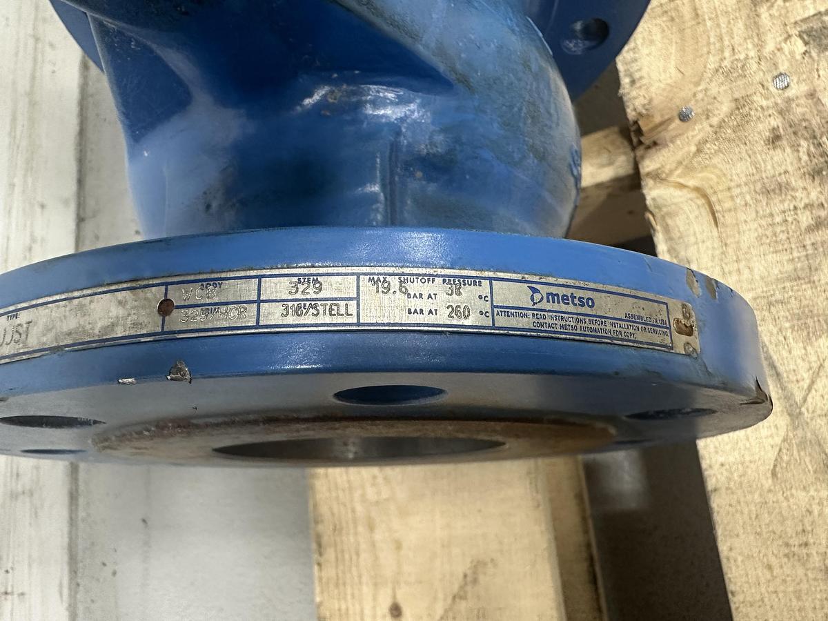 Refurbished Metso Q-RECA04DJJST 4" Vee Ball Valve With Q-Trim Technology #46703