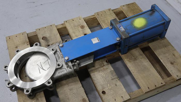Used Orbinox 8" Air Operated Knife Gate Valve #46337
