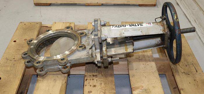 Used FABRI-VALVE 8" Hand Operated Knife Gate Valve #46252