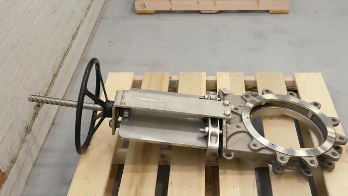 Used Keystone 12" Hand Operated Knife Gate Valve #45932