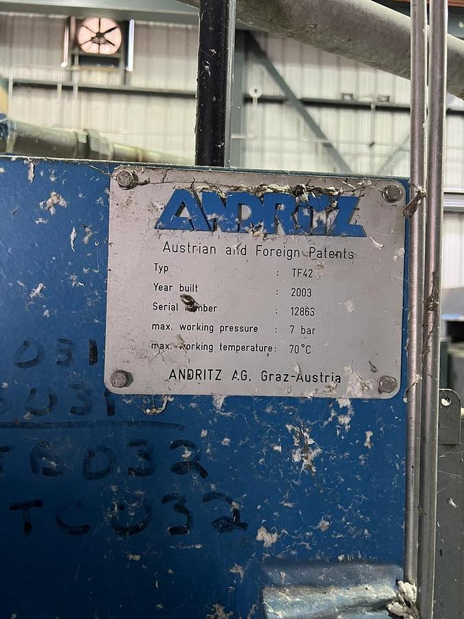 Used Andritz 42-TF-III 42" Twin Flow Refiner #46467