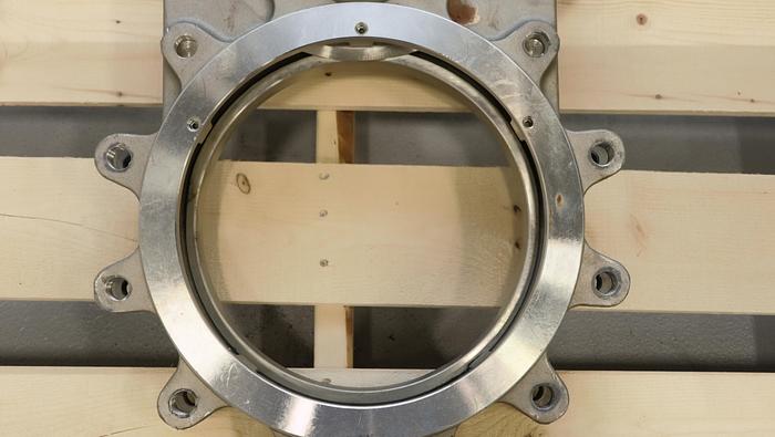 Used Keystone 12" Hand Operated Knife Gate Valve #45932