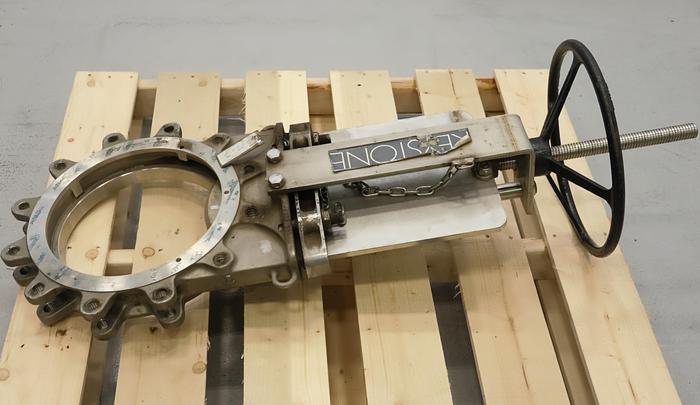 Used Keystone 12" Hand Operated Knife Gate Valve #45922