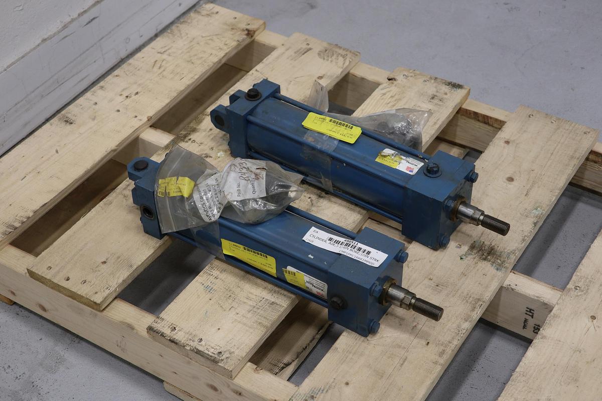 Used Pneumatic Cylinder with 4" Bore & 10" Stroke #47662