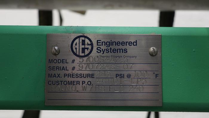 Used Kadant AES 5700S4A2.5 Four-Bank Canister Filter System #45866