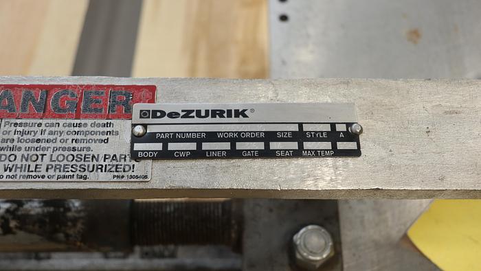 Used Dezurik 14" Air Operated Knife Gate Valve #44893