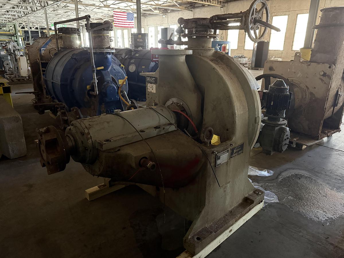 Used 34"/38" BELOIT/VALMET DD4000 DOUBLE DISC REFINER #47138