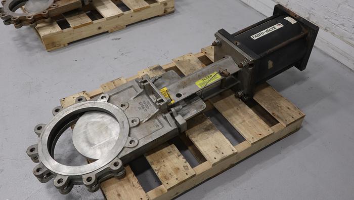 Used Fabri-Valve 12" Air Operated Knife Gate Valve #46411