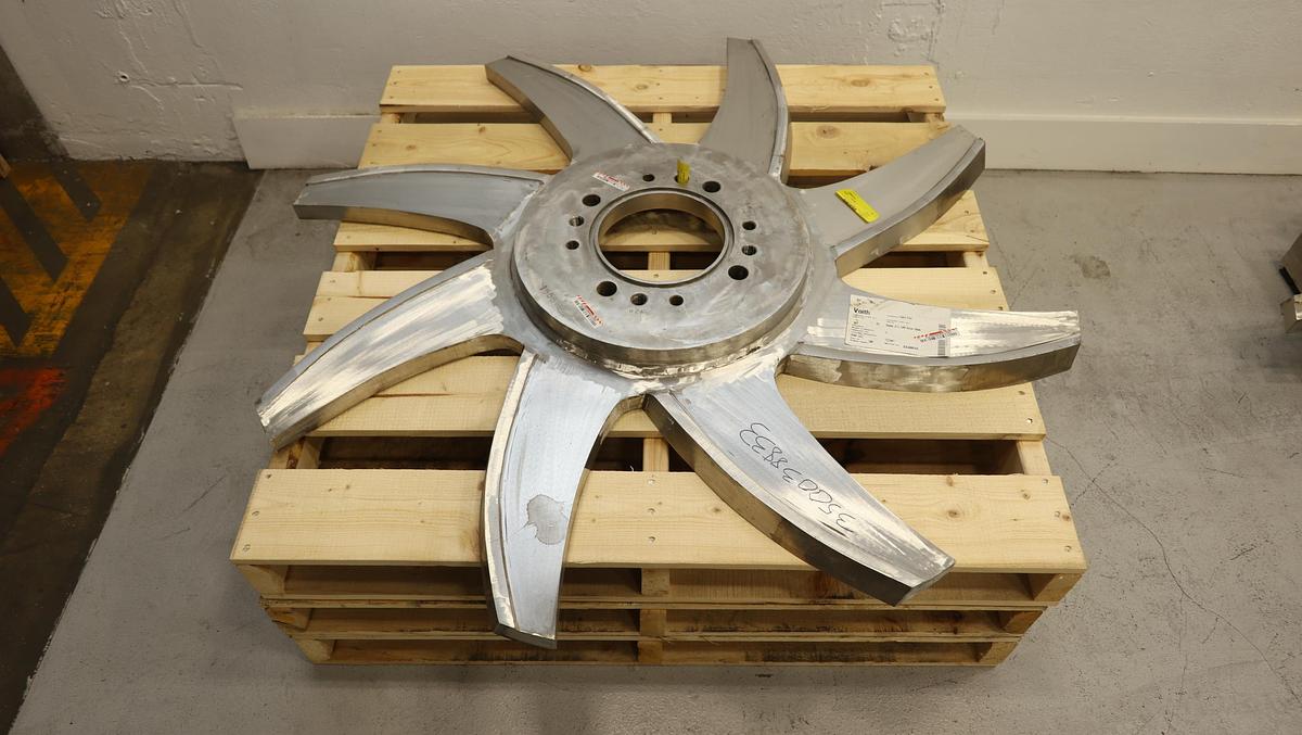 Used Voith Sulzer ATS 500 Turbo Separator 8-Vane Rotor #47150