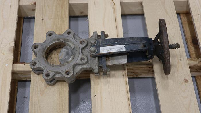 Used Fabri-Valve 4” Hand Operated Gate Valve #45771