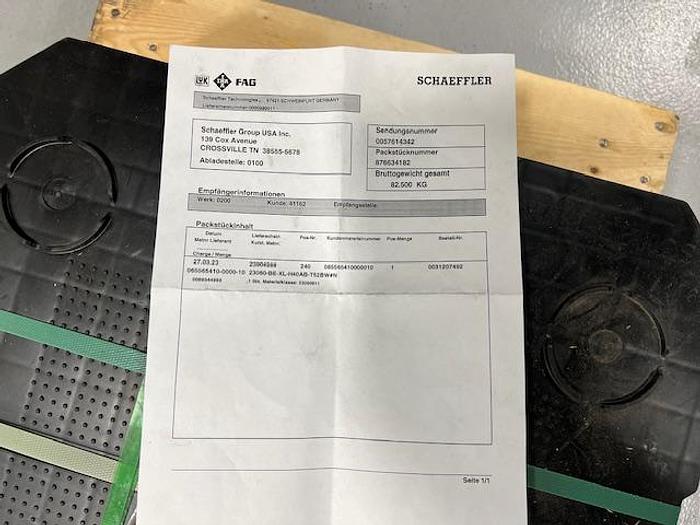 Used 1 Lot of Beloit MR-48 Spare Parts, Timken H9 Bearings, SKF SAF48KA-17U Housing and Taconite Seal Rings #39385