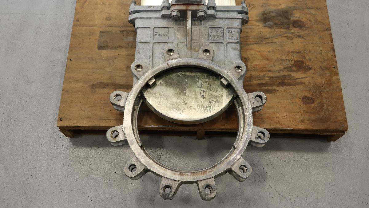 Used FNW 65BM 14" Air Operated Knife Gate Valve #46996