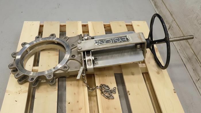Used Keystone 12" Hand Operated Knife Gate Valve #45930