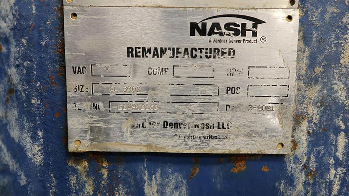 Used Nash CL 3002 Vacuum Pump #45474