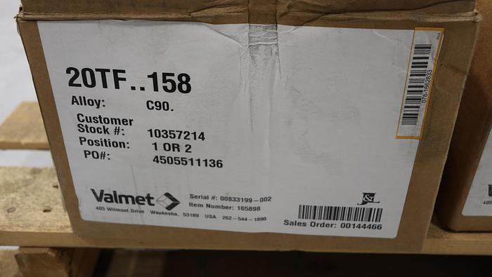 Unused Sprout Waldron 20" Twin Flo Refiner Plate Set #45435