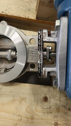 Used Dezurik 4" Air Operated Butterfly Valve #46495