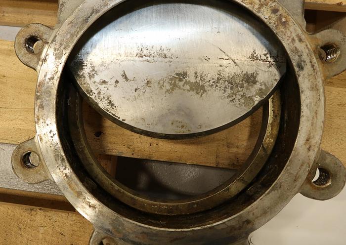 Used FABRI-VALVE 8" Hand Operated Knife Gate Valve #46252