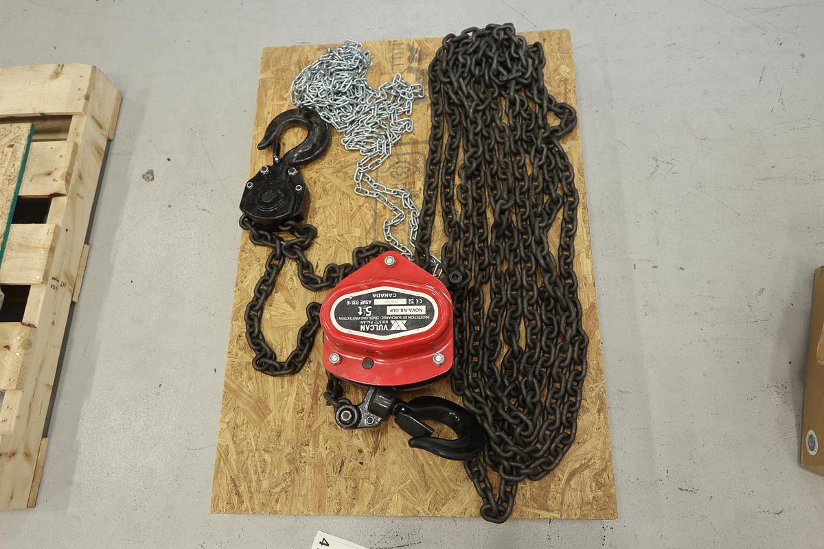 Used Vulcan NOVA-NB-OLP 5-Ton Hoist #47547