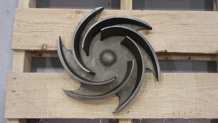 Unused Goulds 3196 XLT 4x6x13 6-Vane Impeller #45230