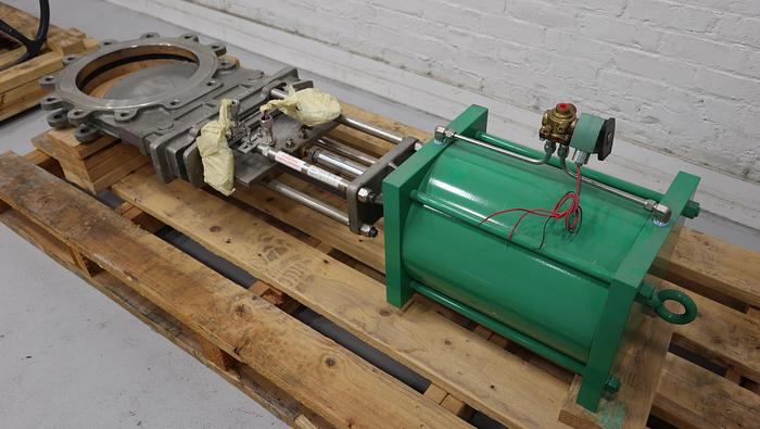 Unused Clarkson 14" Air Operated Knife Gate Valve #46362