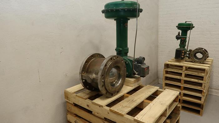 Used Fisher 10" V150 Series B Air Operated Vee Ball Valve #46491