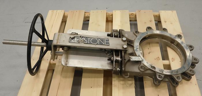 Used Keystone 12" Hand Operated Knife Gate Valve #45922