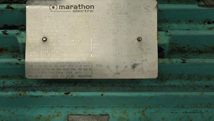 Used Marathon LVJ256TTFNA6501BB A/C Motor #45647