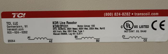 Unused TCI KDR Line Reactor #46029