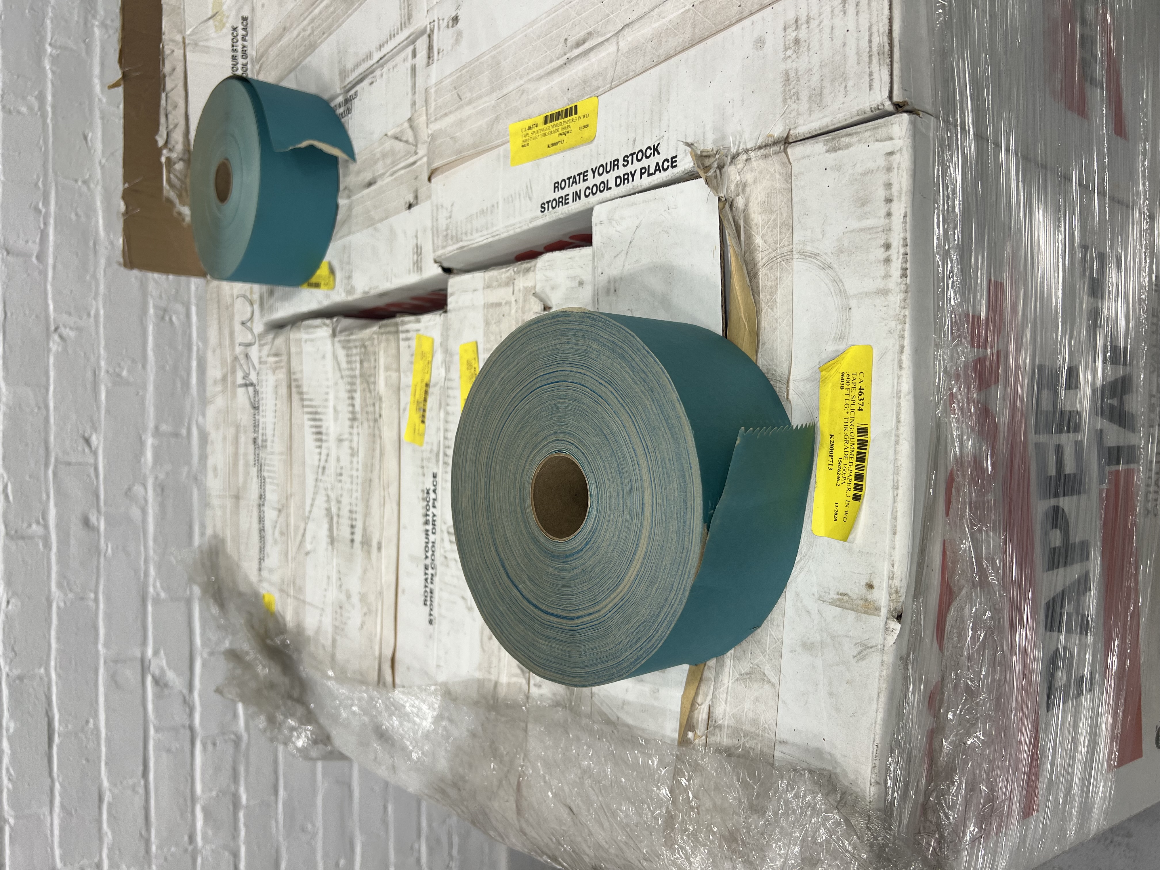 Unused Central Paper Splicing Tape, 3" Grade 160:PA #47622