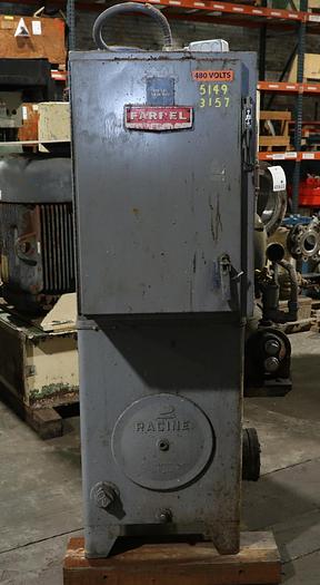 Used Manchester Single Nip 2-Roll Calender #46224