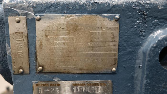 Used Ingersoll-Rand 4HMTA-8 High Pressure Pump #45441