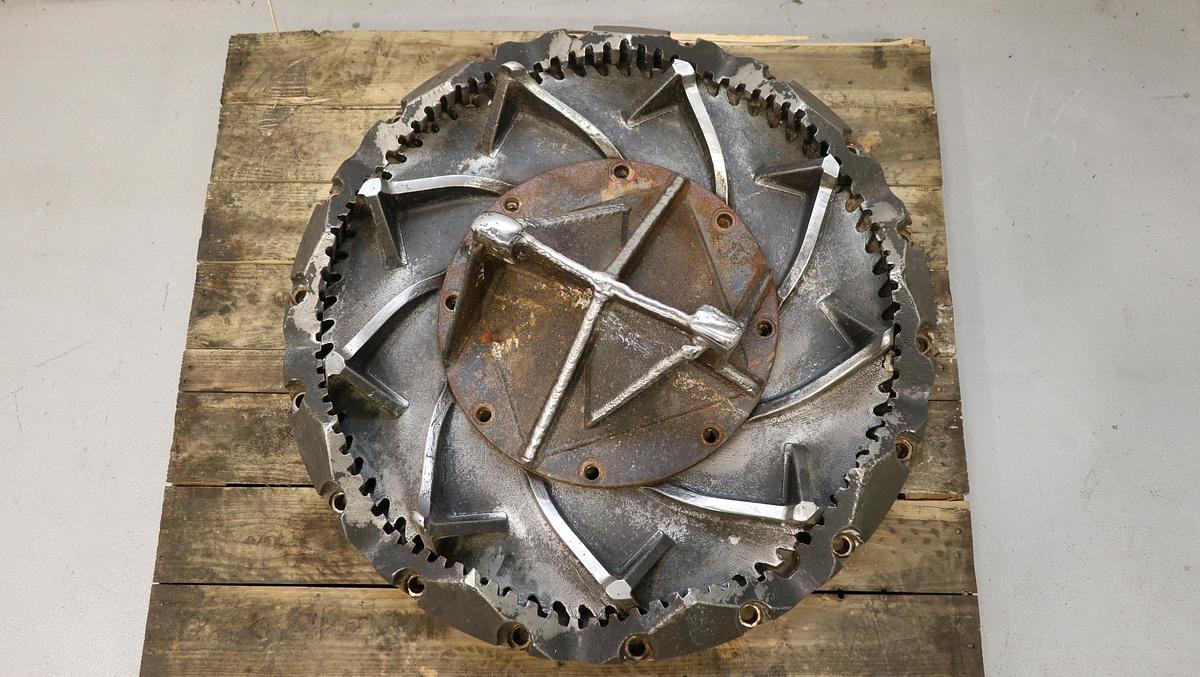 Refurbished Bolton Emerson Tornado Horizontal Pulper 33" Rotor Stator and Attrition Ring #46733