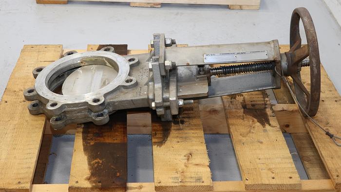 Used FABRI-VALVE 8" Hand Operated Knife Gate Valve #46250