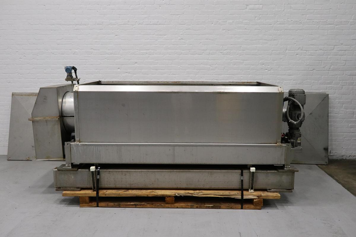 Used FKC Co. RST-S480 X 2000 L Conventional Rotary Screen Thickener #47586