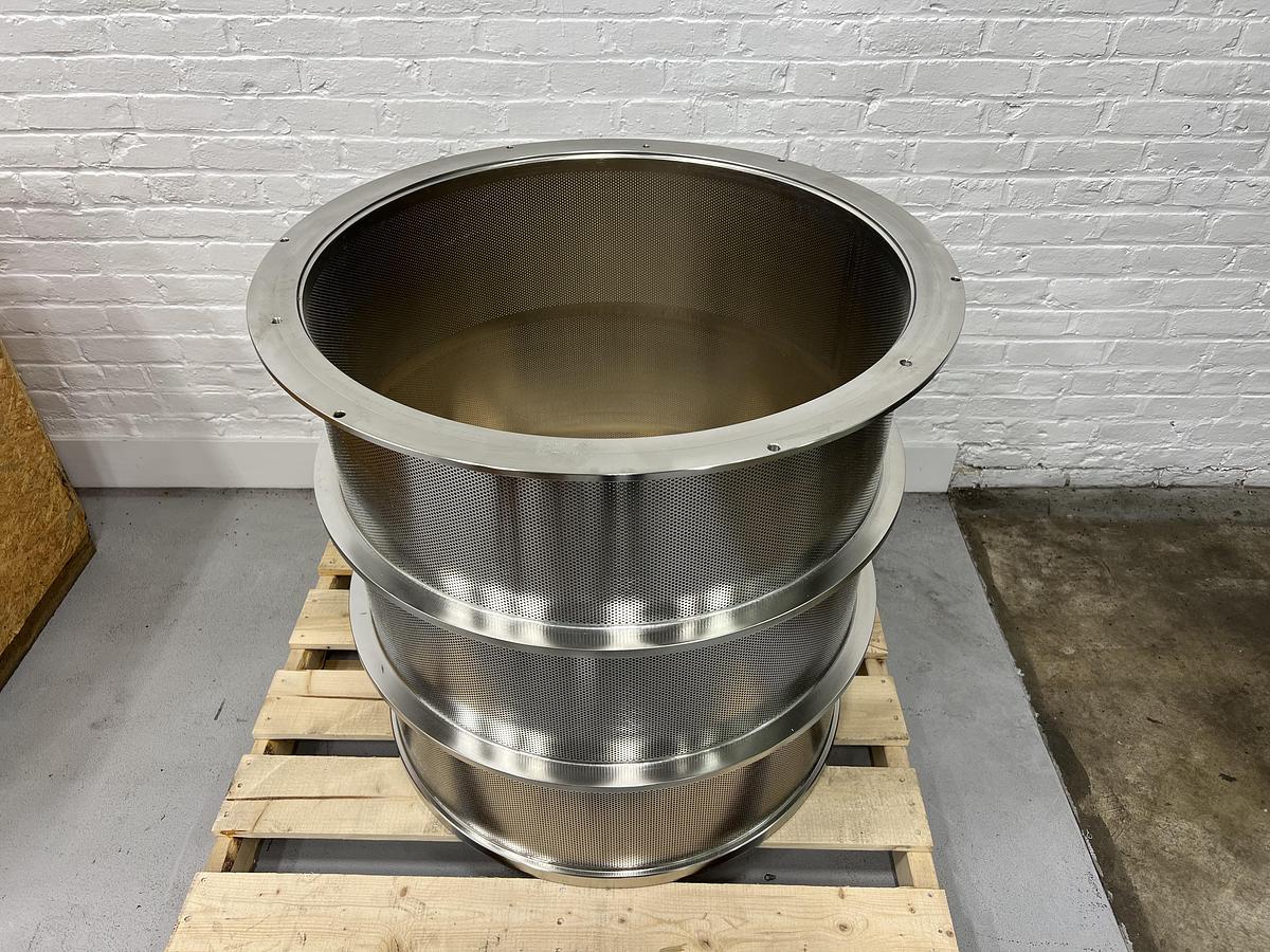 Unused Black Clawson P30 Pressure Screen Basket, 0.078" Holes #47289