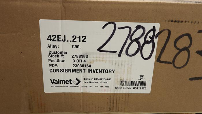 Unused Valmet 42" Refiner Plate Set #46018