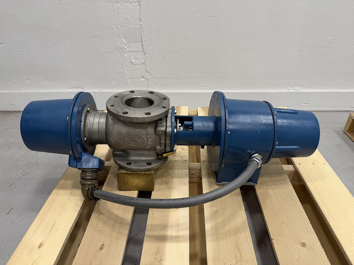 Unused Dezurik 4" Electronic Basis Weight Valve #46871