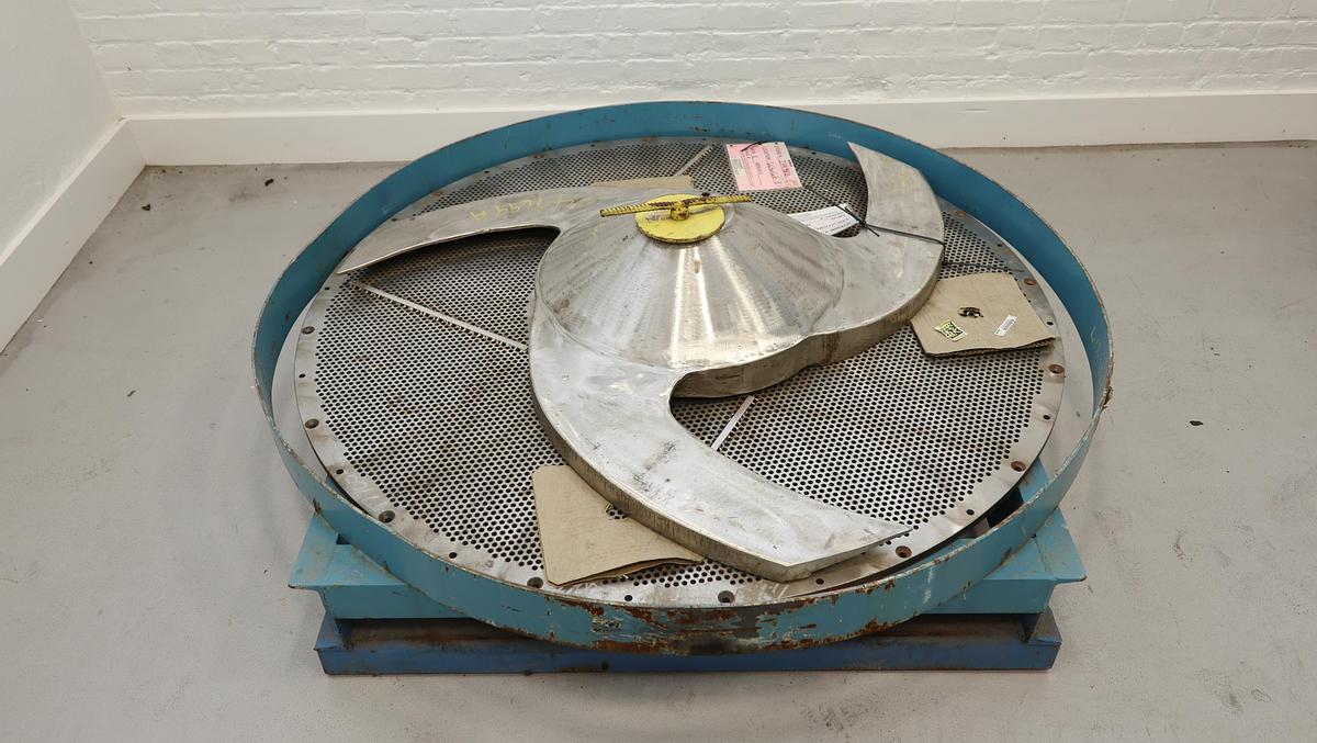 Used Kadant Black Clawson 51-2500 Hydra Purge Detrasher Rotor & Extraction Plate #46865