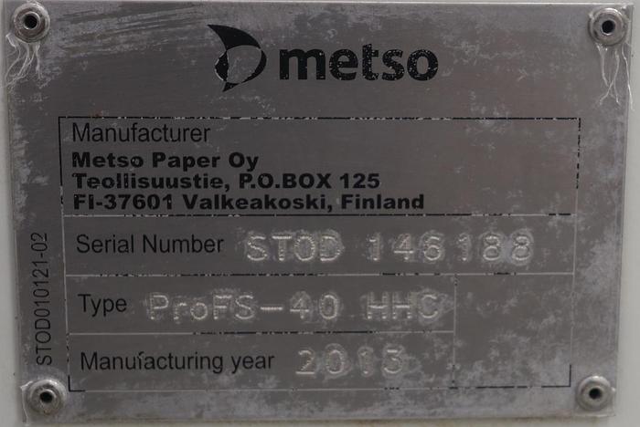 Used Metso ProFS-40 HHC OptiScreen #45566