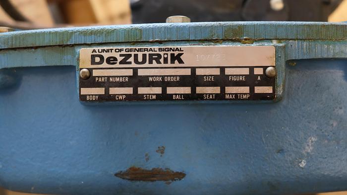 Used DeZurik 12" Veeball Valve #45867