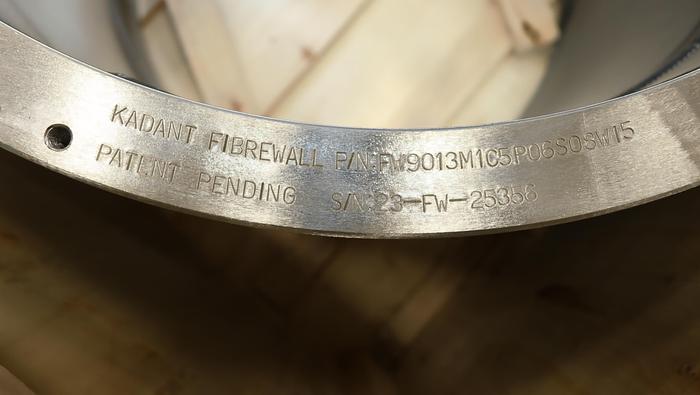 Unused Kadant Fiberwall UV300 With Spiral Strip Pressure Screen Basket #45892