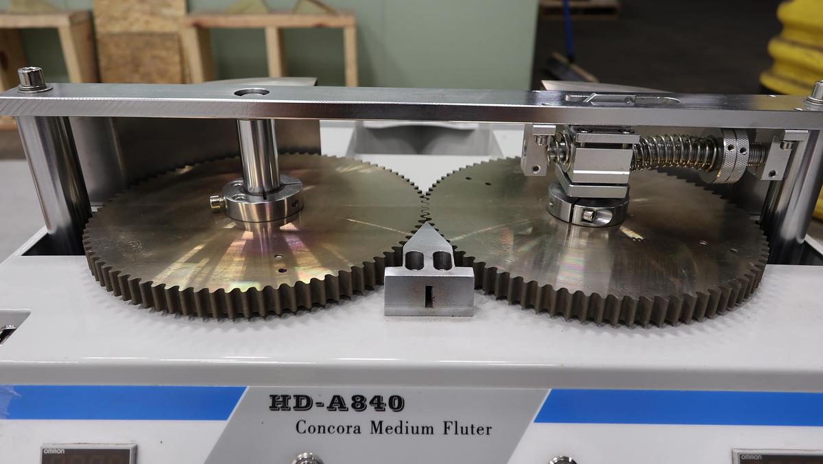 Used Haida International Equipment Co. HD-A840 Concora Medium Fluter Machine #46800