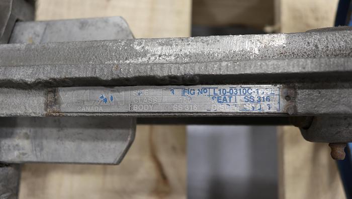 Used Velan L10-0310C-13SL 3" Hand Operated Knife Gate Valve #45599