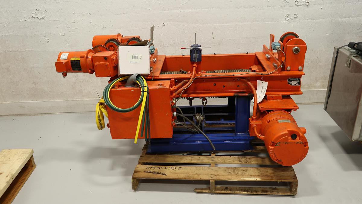 Used Andritz Saturn Monorail Hydraulic Grapple Hoist with SS Trash Tower #46206