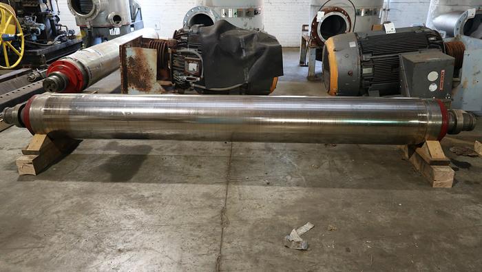 Used Manchester Single Nip 2-Roll Calender #46224